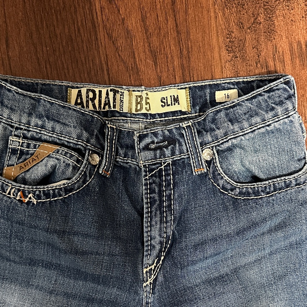 Ariat B5 slim 16 Charger Stackable Denim Jeans